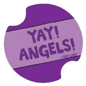  Yay Angels Absorbent Car Coasters   2 Pack Kitchen 