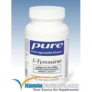  ltyrosine 90 vegetable capsules by pure encapsulations 
