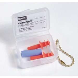  Triple Flange Orange Silicone Rubber Uncorded Earplugs With Inserter 
