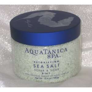    Aquatanica Spa Detoxifying Sea Salt Scrub & Soak 13.4oz Beauty