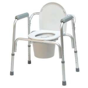 BATHROOM SAFETY   3 in 1 Aluminum Commode #2195A 4 Health 