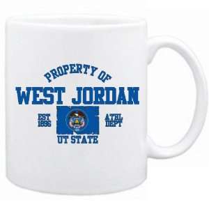 New  Property Of West Jordan / Athl Dept  Utah Mug Usa City  