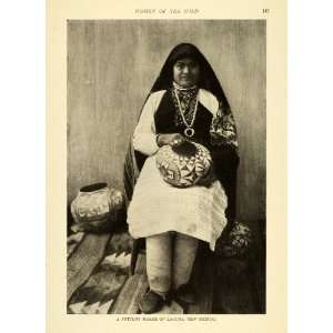  1906 Print Pottery Maker Laguna New Mexico Costume 