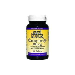 Coenzyme Q10 100mg   Promotes Cellular Energy Production, 120 softgels