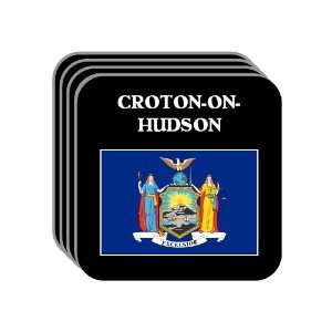 US State Flag   CROTON ON HUDSON, New York (NY) Set of 4 Mini Mousepad 