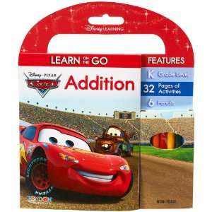  Disney Cars Addition Learn and Go Activity Book Party 