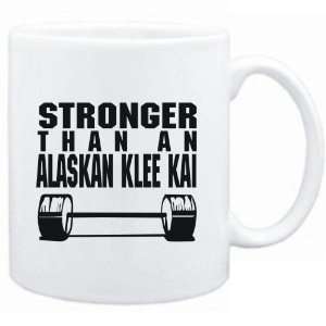   Mug White  STRONGER THAN A Alaskan Klee Kai  Dogs