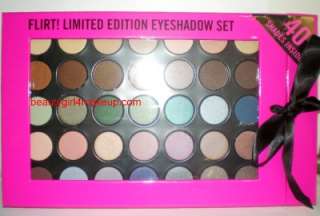 FLIRT Cosmetics 40 Eyeshadow Eye Shadow Palette Set  