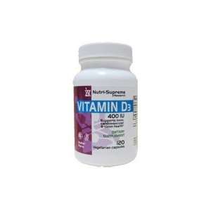  Vitamin D3 [Kosher Parve] 120 Vegetarian Capsules. Health 