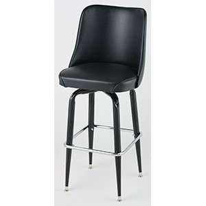   Bar Stool With Bucket Seat (Knocked Down) 