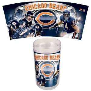  NFL Chicago Bears Set of 4 Tumbler 16oz Mugs Kitchen 