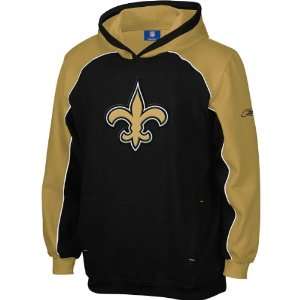  Reebok New Orleans Saints Franchise Youth Fleece Hood Size 
