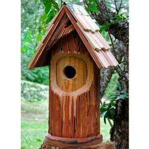  The Woodcutter Bird House 8 x 9 x 16 tall Patio, Lawn 