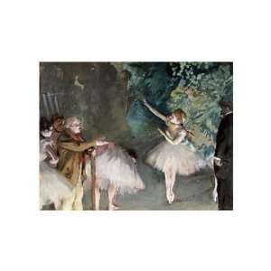 Edgar Degas   Repetition De Ballet Giclee 