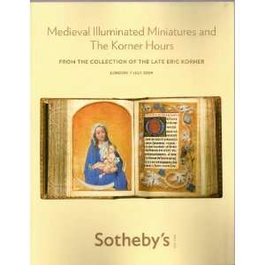  Medieval Illuminated Miniatures and the Korner Hours 