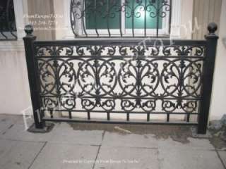 NICE CAST IRON VICTORIAN FENCE PANEL SYSTEM #09NB21  