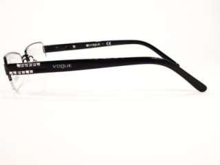 AUTHENTIC NEW Womens VOGUE glasses spectacles frames 3694 B Black case 