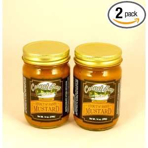 Jars of Stout & Sassy Sweet Brown Mustard  Grocery 