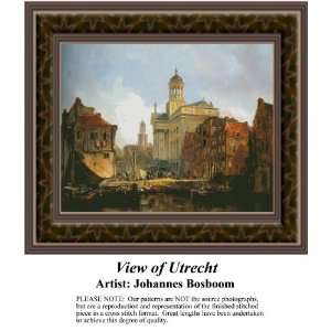  View of Utrecht, Cross Stitch Pattern PDF  