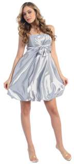 Knee Lenth Cocktail Bridesmaid Dress New Bubble Gown  