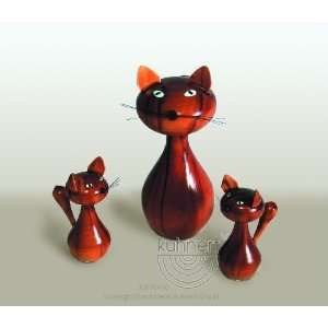  Decorative Figure of Cat Family, 3 Peice Set Arts, Crafts & Sewing