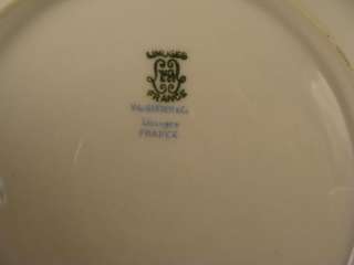 GUERIN LIMOGES H.P. HOLLY AND BERRY CABINET PLATE  