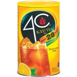4C Iced Tea Mix   Natural Lemon, 74.2 oz Grocery & Gourmet Food
