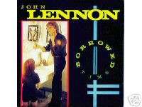 JOHN LENNON UK 7 poster sleeve 45 BORROWED TIME  