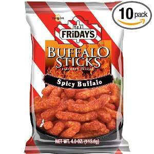 Fridays Spicy Buffalo Sticks, 4 Ounce (Pack of 10)  