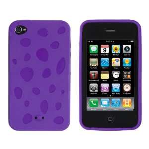 iPhone 4 * Rubber Crater Case * (Purple) 16GB, 32GB * 4th Gen * iPhone 