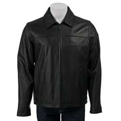 Kenneth Cole Reaction Mens Leather Jacket  