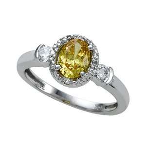  1.82 cttw Zoe R(tm) Fancy Yellow Signity by Swarovski 