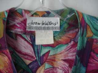 12 Joan Walters Vintage Draping Hawaiian Jumpsuit  