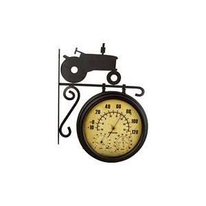  Tractor 2 Sided Fence Clock Patio, Lawn & Garden