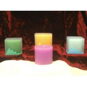 Beeswax Candles   Blue 