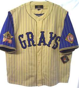 Homestead Grays Jersey Jacket Negro league NLBM 4XL  