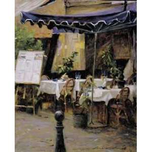 Provence Cafe Poster Print 