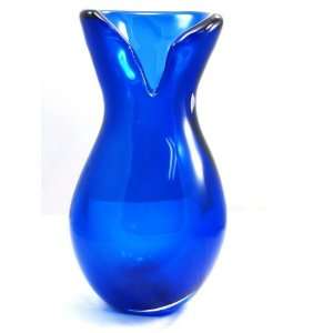  Italian Design Sapphire Rainbow Glass Vase Patio, Lawn & Garden