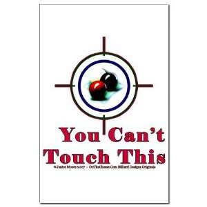  X Touch This Billiards Funny Mini Poster Print by 