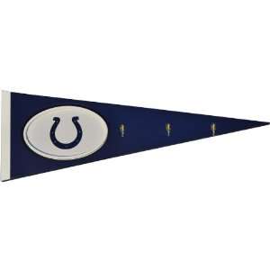   Indianapolis Colts Logo Wood Pennant with Hooks
