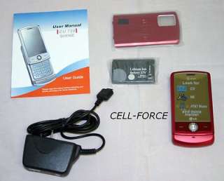 BRAND NEW LG SHINE CU720 UNLOCKED 3G AT&T RED PHONE 0652810719094 
