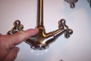 Tebisa Bar Prep Sink Faucet Trimmed in Brushed Nickel  