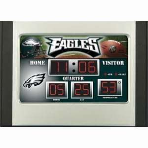  Philadelphia Eagles Scoreboard Desk & Alarm Clock Sports 