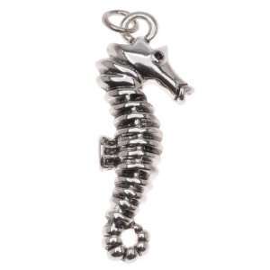   Plated Seahorse Facing Right Charm 27mm (1) Arts, Crafts & Sewing