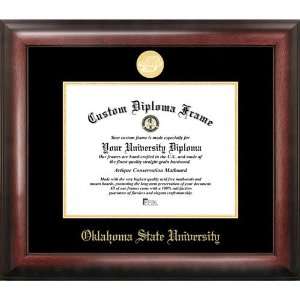   Oklahoma State University Gold Embossed Diploma Frame Sports