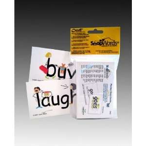  SnapWords™ List D Pocket Chart sized sight word cards 