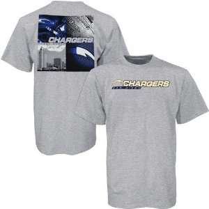 San Diego Chargers Ash The Essentials T shirt  Sports 