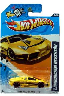 2012 Hot Wheels HW All Stars #121 Lamborghini Reventon yellow  