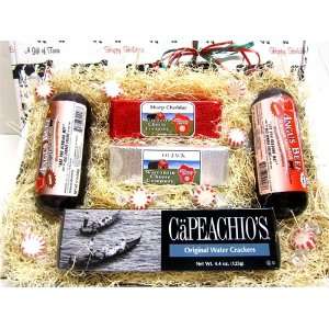 Wisconsin Cheese, Sausage & Crackers Gift Box  Grocery 