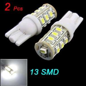   W5W 13 SMD LED Wedge Bulbs White Side Light Lamp for Car Automotive